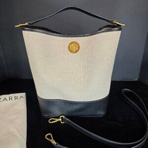 NWOT Altuzarra North South Leather/Canvas Bucket Bag